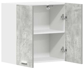 betonszürke szerelt fa konyhai fali szekrény 60x31x60 cm