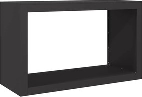 vidaXL fekete acél tűzifatároló 100 x 40 x 60 cm