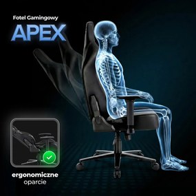 Gaming forgószék fekete színben APEX