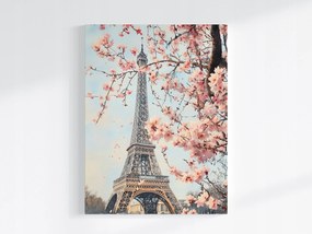 Vászonkép Canvas Város Párizs Franciaország Eiffel-torony Tavasz 60x80