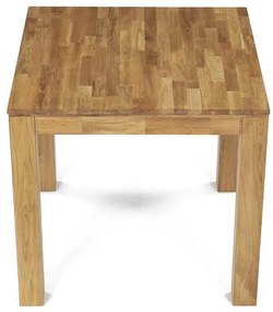 Tömör Tölgy Étkezőasztal 80×80 cm. DS-H080 DUB