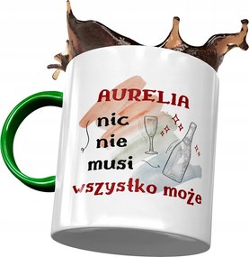 Zöld Bögre Aurelia Barátnőknek Ajándék Nyomtatott Fotóval