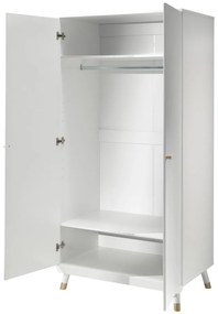 Billy fehér gyerek borovi fenyő ruhásszekrény - Vipack