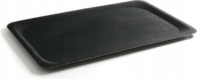 Pincér Tálca Csúszásgátló Téglalap Alakú 20X28CM Fekete Bárpulthoz