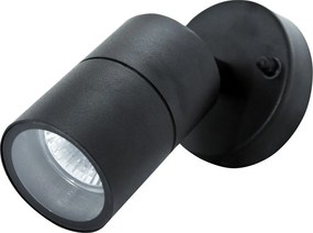 POLUX 208781 OLIMP Modern Kültéri Fali Lámpa Fekete GU10 IP44