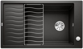 Blanco Elon XL 8 S gránit mosogató 86x50 cm fekete 525885