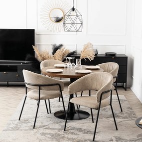 Bézs Kordbársony Étkezőszék TINKA