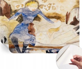 Öntapadós Fali Fotótapéta Hálószobába Női nyugalom 104x70 cm