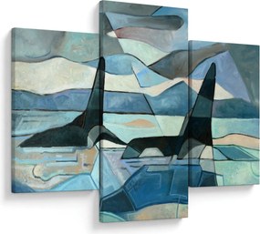 Kép - Orcas (90x60 cm)