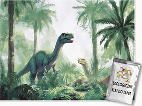 Fotótapéta Fiúknak Gyerekeknek Dinoszaurusz Dzsungel Erdő Tapéta Flizelina 250x175
