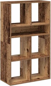vidaXL könyvszekrény antik fa 66x31x112 cm szerelt fa