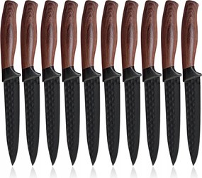 10x Konyhai Kés Zöldség Szeletelő Sima Kés Univerzális Készlet