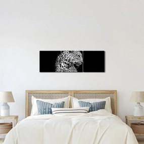Kép - Leopárd (órával) (90x30 cm)
