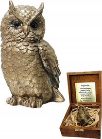 Bagoly Figura A Bölcsesség Szimbóluma Trófea Dobozban Diák Díj Ajándék