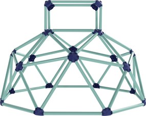 AIYAPLAY mászódóm Ø182,5 cm — UV-álló, vízálló kültéri mászóka gyerekeknek, max. 90 kg, 3–8 éves, műanyag, kék | Aosom