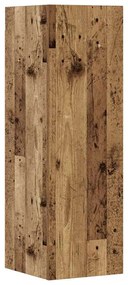 5 részes antik fa színű szerelt fa fali TV-szekrényszett