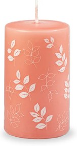 Pure Beauty narancssárgás rózsaszín gyertya, égési idő 40 óra - Unipar
