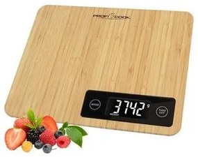 ProfiCook KW 1271 bambusz konyhai mérleg