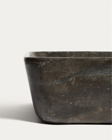 Szürke kő mosdókagyló 55x35 cm Darnen – Kave Home