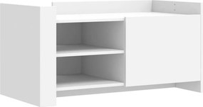 vidaXL fekete szerelt fa dohányzóasztal 100 x 50 x 50 cm