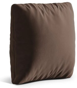 Barna bársony párna kanapéra Kemi – Cosmopolitan Design