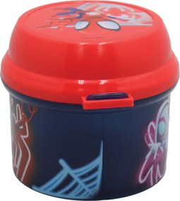 Pókember Spidey Glow műanyag snack tartó, uzsonnás doboz 270 ml