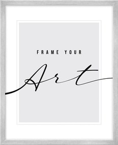 Ezüstszínű álló-fali képkeret 20x26 cm – knor