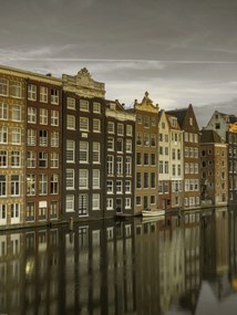 Poszter 60x80cm Házak a csatorna mentén, Assaf Frank