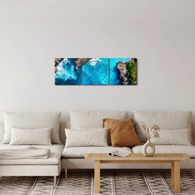 Kép - Öböl Balin (órával) (90x30 cm)