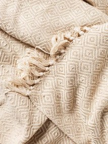 Cotton blanket Jasmin Beige 125x150 cm
