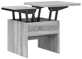 vidaXL Dohányzóasztal Szürke Sonoma 55 x 54,5 x 45 cm Faanyag