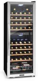 Vinamour 54D, borhűtő, 148 liter, 54 palack, 2 zóna, rozsdamentes acél
