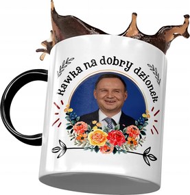 Fekete András Duda Bögre PiS elnök Ajándék Nyomtatott Fotóval