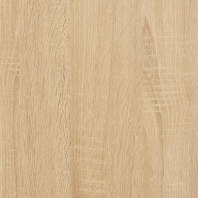 sonoma tölgy színű szerelt fa TV-szekrény 100x35x50 cm