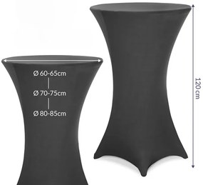 Deuba Ø70 cm-es bárpult huzat - antracit