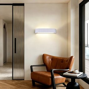Brilagi - fényerőszabályozható LED fali lámpa FALCON MODERN LED/14W/230V 40 cm fehér + távirányító