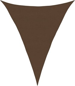 vidaXL barna HDPE napvitorla 160 g/m² 5 x 6 x 6 m