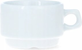 Lubiana Kasub/hel Porcelán csésze 150 ml alacsony fehér teás kávéhoz