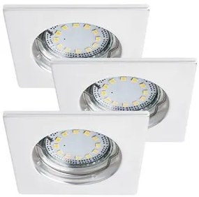 Rábalux Lite fehér ráépíthető és beépíthető LED lámpa 3xGU10 (1052)