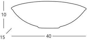 Kolarz 588.65 - Fali lámpa BISQUITT 1x E27/75W/230V