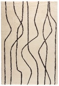 Fehér-fekete szőnyeg 120x180 cm Routa – Universal