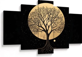 Kép – Fa arany teliholdban I. (150x105 cm)
