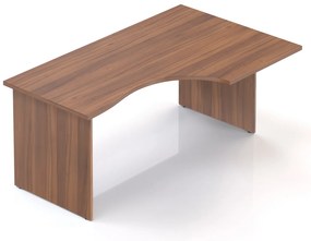 Visio ergonomikus asztal 160 x 100 cm, jobb, dió
