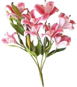 Csongrád mű liliom rózsaszín művirág