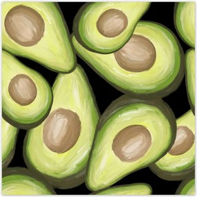 Poszterek 100x100 Avokádó Gyümölcs Natu mag