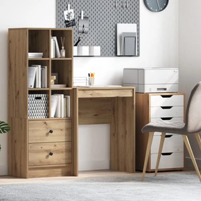 Íróasztal Művészi Tölgy Mérnöki Fa 60 x 40 x 76 cm Elegáns