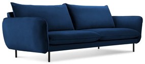 Kék bársony kanapé 200 cm Vienna – Cosmopolitan Design