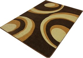 Friese Mersin Szőnyeg 140X190 Barna Kivágott Minták