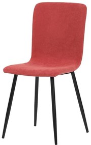 Piros Kordbársony Étkezőszék. DCL-964 RED2