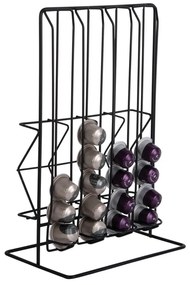 Fekete kávékapszula tartó Wired – PT LIVING